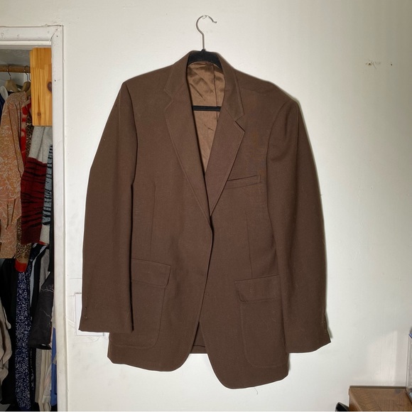 American Craftsman Dark Brown Blazer - Picture 6 of 7